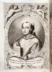 Portrait de Zaccaria Tevo tiré de Il musico testore