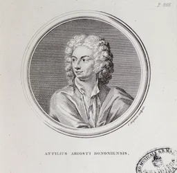 Portrait du compositeur italien Attilius Ariosti