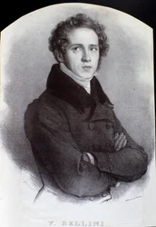 Portrait du compositeur italien Vincenzo Bellini