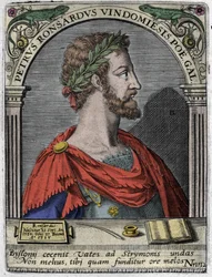 Portrait du poète français Pierre de Ronsard (1524-1585)