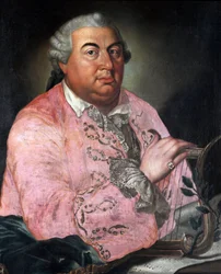 Portrait du compositeur italien Niccolò Jommelli (peinture anonyme, vers 1760)
