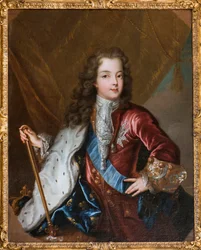 Portrait du roi de France Louis XV - anonyme du XVIIIe siècle - Musée de Sceaux