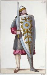 Portrait du paladin Roland, neveu de Charlemagne