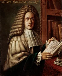 Portrait du médecin et anatomiste Giovanni Battista Giambattista Morgagni (1683-1771), Jean-Baptiste, fondateur de l