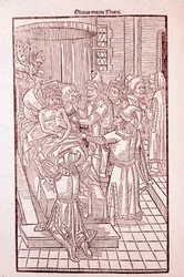 Probablement le sultan Mehmed II en 1481 (gravure)