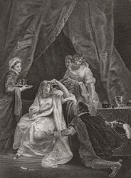 La reine Elizabeth I et le comte de Sussex