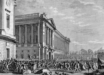 Retrait des canons et des armures du cabinet de rangement (bâtiment au centre de l