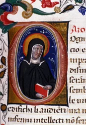 Représentation de Sainte Claire (Chiara) d