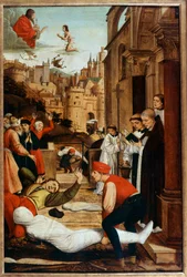 Saint François priant pendant une épidémie de peste lors de l