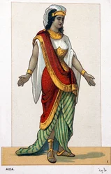 Série de chromolithographies de costumes d