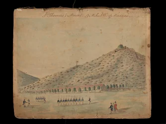 Le mont Saint-Thomas, à 9 miles au sud-ouest de Madras