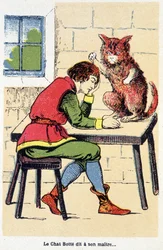 Conte du Chat Botté : « Le Chat Botté dit à son maître... » sd. 19e siècle