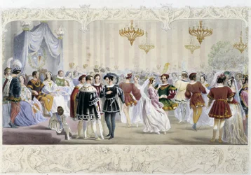 Le bal à la cour - dans « Chevalier d