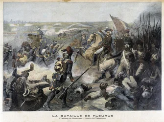 La bataille de Fleurus (Belgique 1794) d