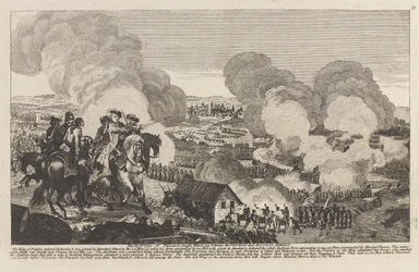 La Bataille de Prague, 6 mai 1757 (gravure)