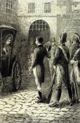 La Chartreuse de Parme par Stendhal. Gravure du 19ème siècle