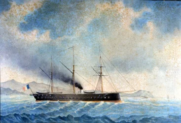La Frégate Gloire. 1859.