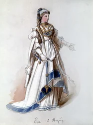 Les Maîtres Chanteurs de Nuremberg, opéra créé par Richard Wagner : costume d