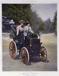 Le Phaéton au pétrole, type 1896 - dans "Modern Sports"