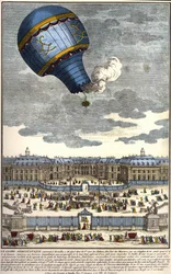 Le globe aérostatique construit à Versailles en 1783