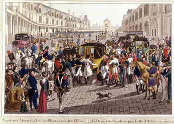 Le départ de Napoléon pour l