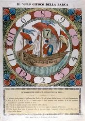 Le jeu du bateau. 18e siècle