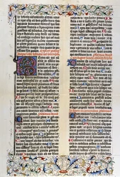 La Bible latine de Gutenberg avec 42 lignes - 1455