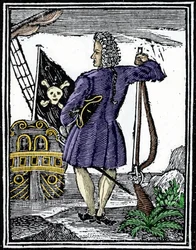 Le pirate « gentleman » Stede Bonnet (1688-1718).