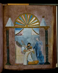 Le Codex Rossanensis pourpre, 6e siècle (manuscrit)