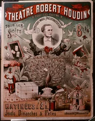 Affiche du Théâtre Robert Houdin, vers 1860-75