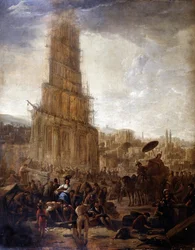 Tour de Babel - La Tour de Babel - peinture anonyme