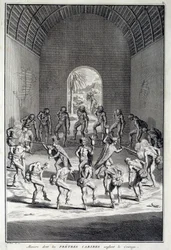 Danse traditionnelle : Rites dans la danse de courage des Karibs, Antilles