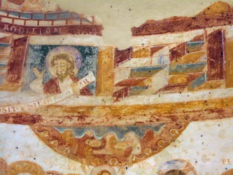 Frise supérieure, chapelle Saint-Jean du Liget, Touraine