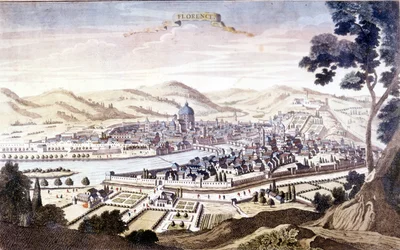 Vue de Florence au 18ème siècle