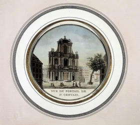Vue de la porte de Saint-Gervais