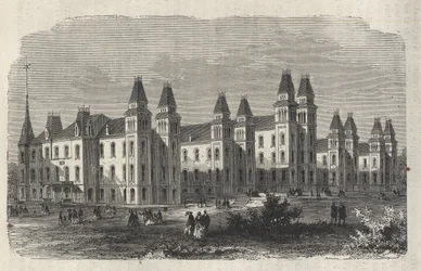Hôpital des émigrants de Ward Island - État de New York - Établissement de la Commission d