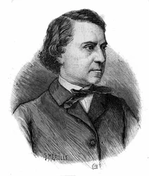 Portrait de Louis Blanc, homme politique et historien français (1811-1882).