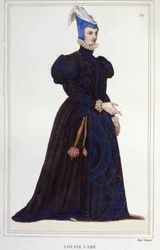 Portrait de Louise Labé (vers 1524-1566), poétesse française