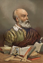 Portrait de Petrus Ramus ou Pierre de La Ramée humaniste, mathématicien et philosophe