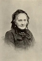 Clara Schumann (née Clara Wieck - 1819-1896) pianiste allemande dans sa vieillesse