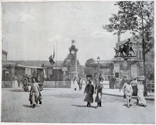 Entrée des abattoirs de la Villette