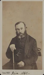 Lieutenant-général Sir James Outram en civil, Nice, 1862