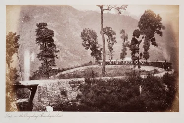 Boucle sur la ligne himalayenne de Darjeeling, c.1885
