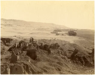 Vue panoramique de la Vallée des Rois, Égypte