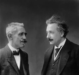 Paul Langevin et Albert Einstein