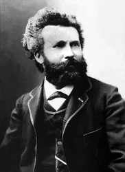 Portrait de Camille Flammarion (1842-1925), astronome et journaliste scientifique français.