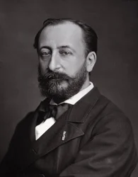 Portrait de Camille Saint-Saëns (1835 - 1921), compositeur français
