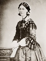 Portrait de Florence Nightingale - Portrait de la philanthrope britannique Florence Nightingale (1820-1910)