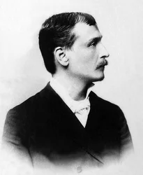 Portrait de Georges Moineau dit Georges Courteline (1858-1929), romancier et dramaturge français