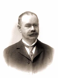 Portrait de Hermann Hollerith (1860-1929), statisticien américain